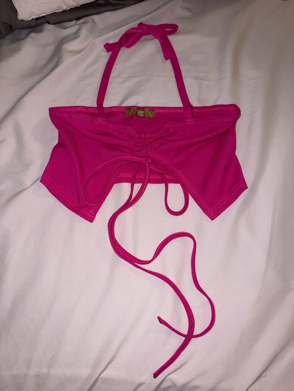 The Copper Closet Women’s Hot Pink Halter Top